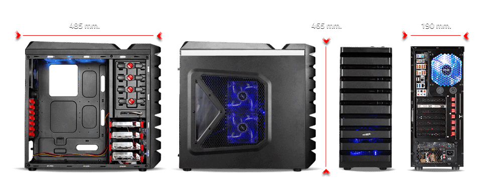 New Bytes Gabinete Gamer Gabinete Sentey Abaddom Ii Gs6070 Sentey